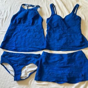 4 piece Lands End Swimsuit set